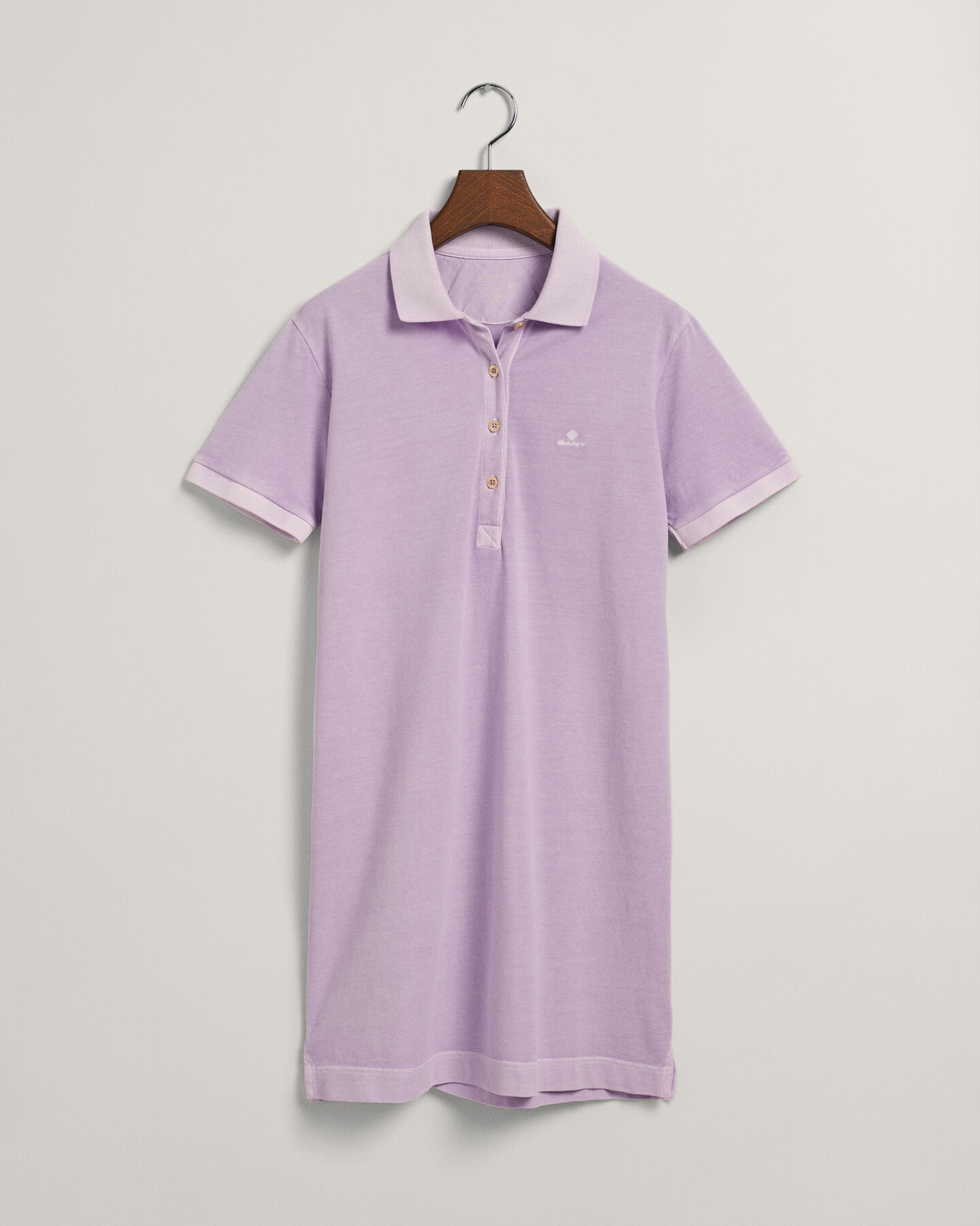 Robe-polo en coton piqu&eacute; Sunfaded