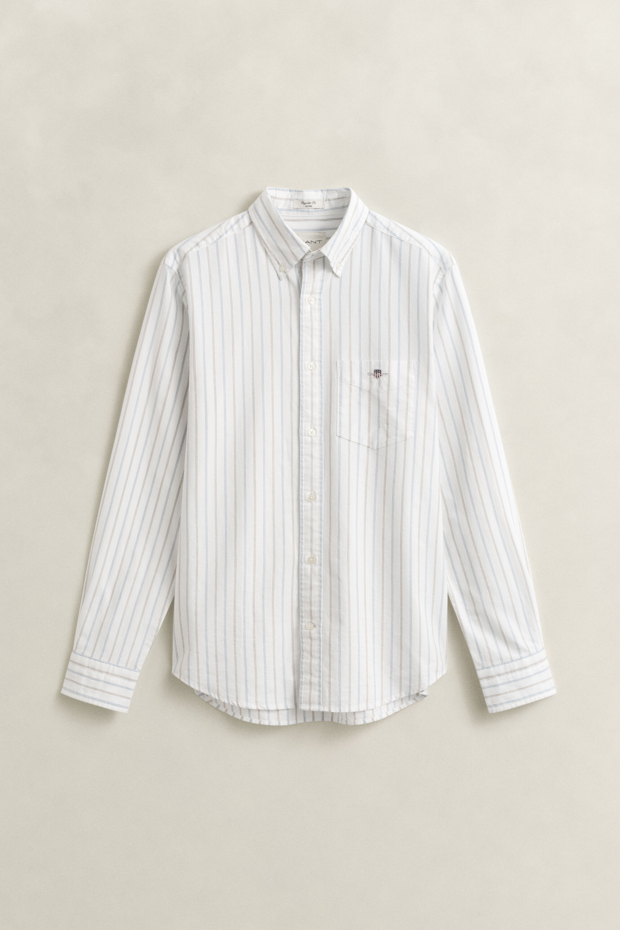 Chemise en coton Oxford classique à rayures