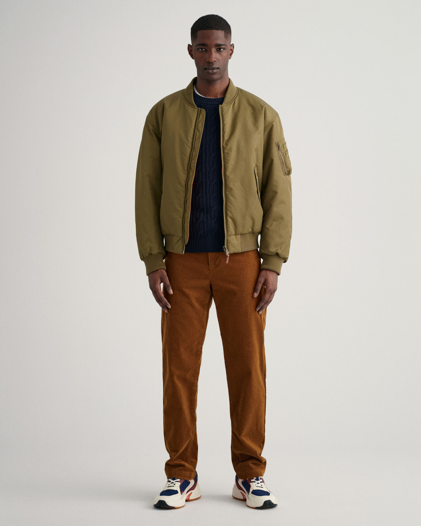 Pull ras du cou en laine d'agneau &agrave; torsades