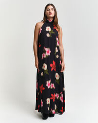 Robe dos nu à imprimé floral