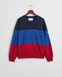 Sweat-shirt ras du cou en colour-block