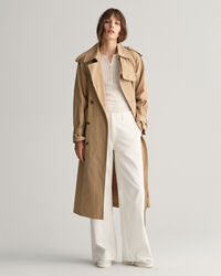 T-shirt côtelé à manches longues Henley