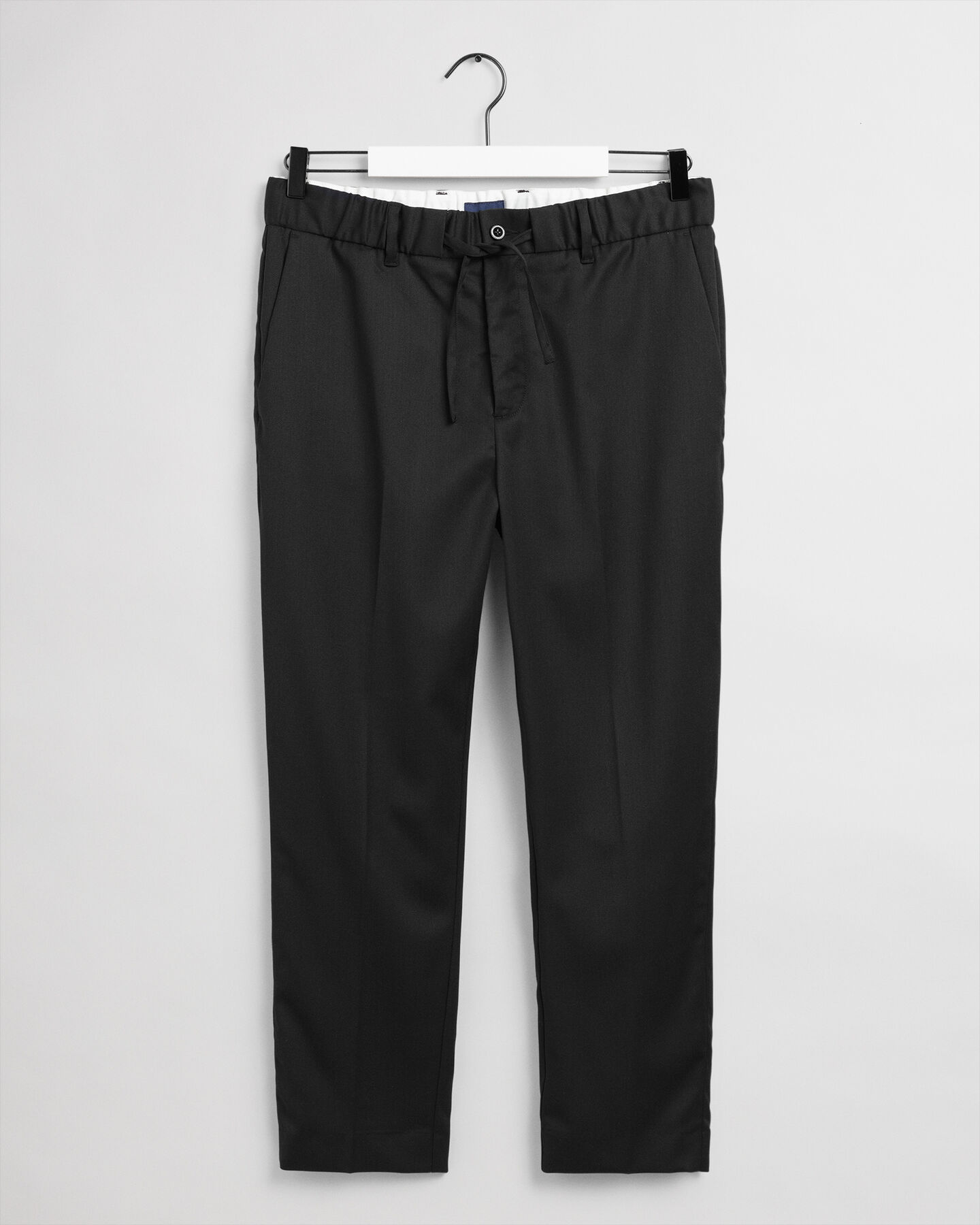 Pantalon style jogging en sergé avec cordon de serrage