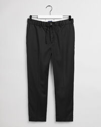 Pantalon style jogging en sergé avec cordon de serrage