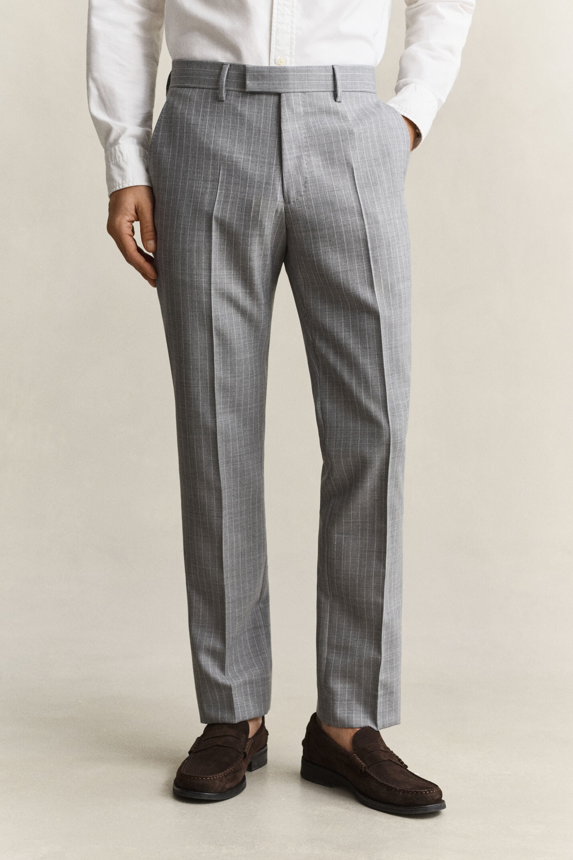 Pantalon de costume à rayures tennis