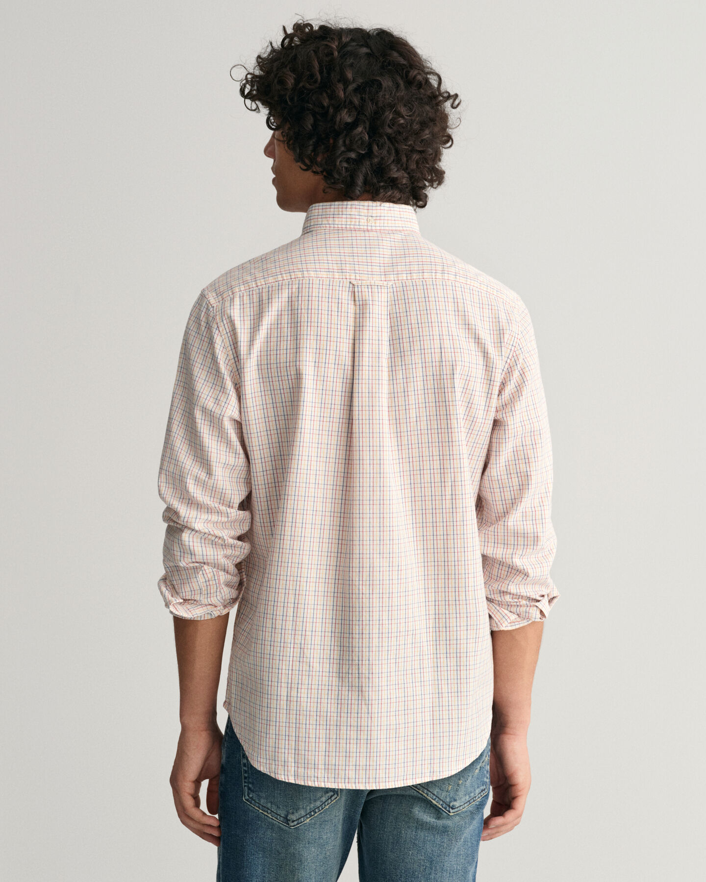 Chemise regular fit en coton Oxford Tattersall Archive