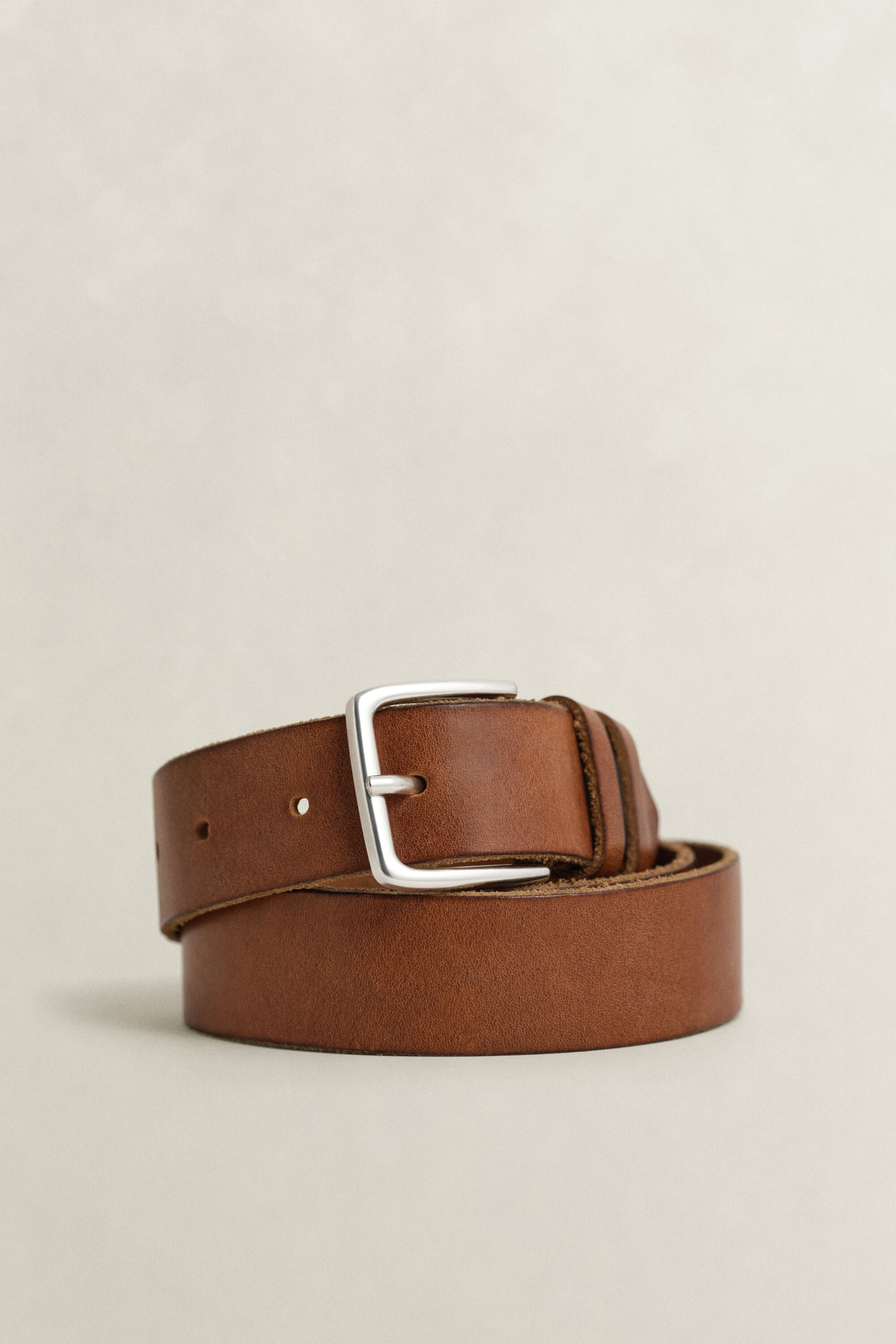 Ceinture en cuir foulonné