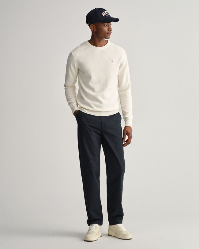 Pull ras du cou en laine d'agneau ultrafine