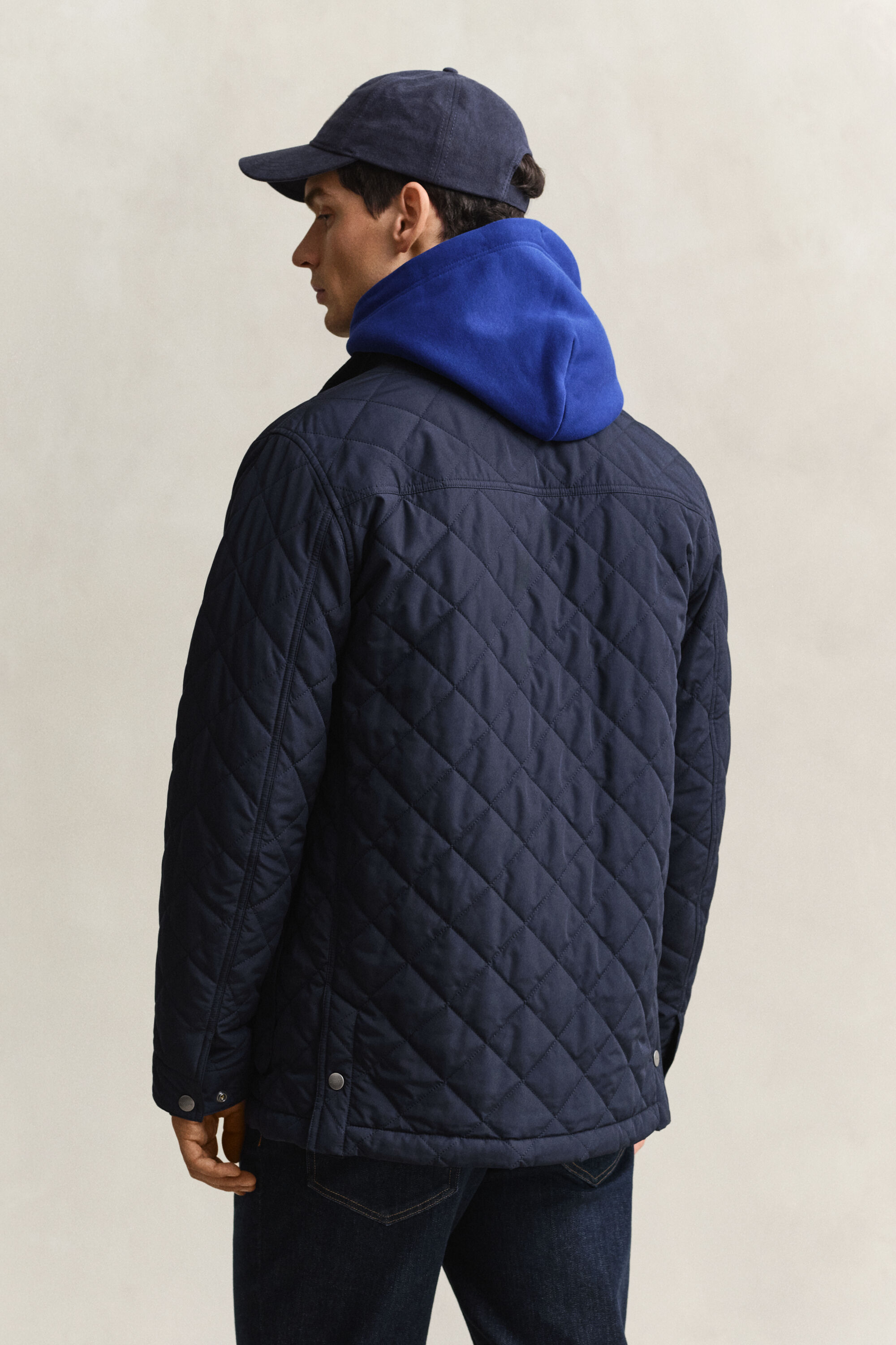 Veste mi-longue matelassée