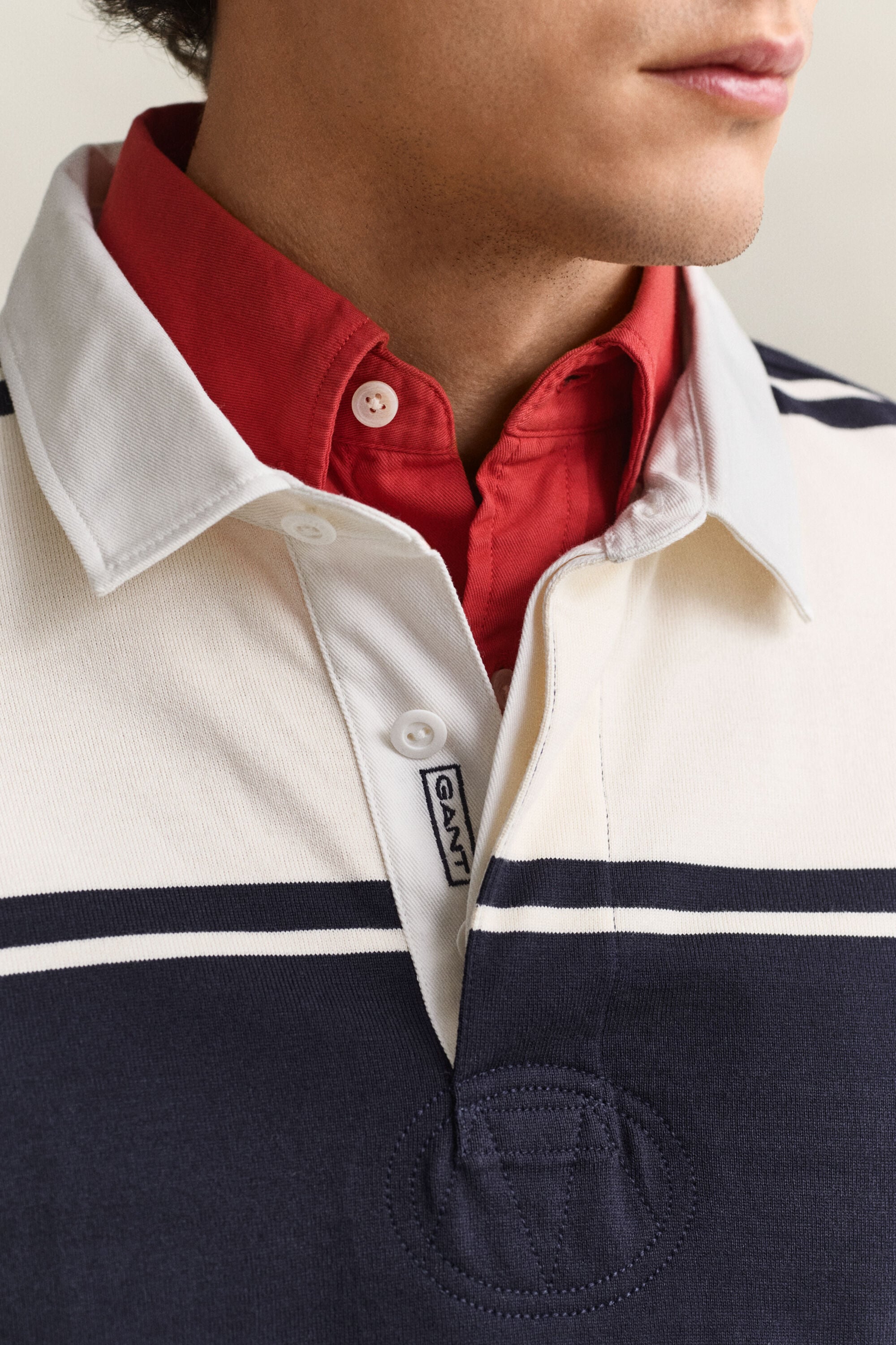 Polo Rugger à rayures