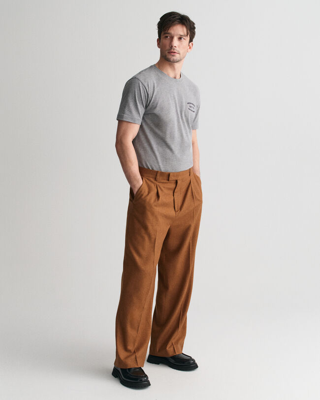 T-shirt en coton piqu&eacute; petit Graphic