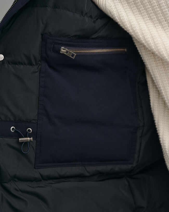 Veste style militaire en flanelle rembourrée