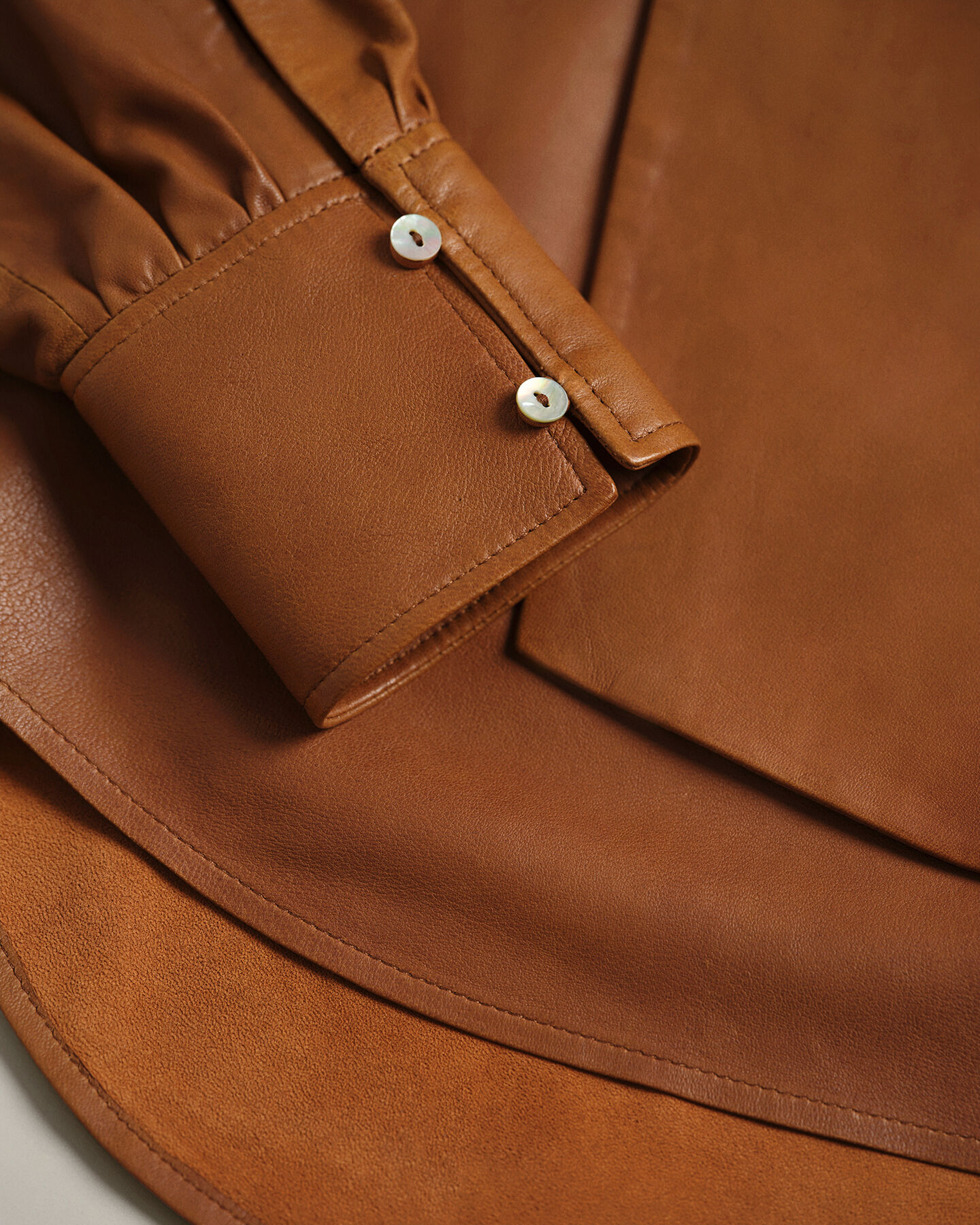 Chemise en cuir à nœud lavallière Wrangler x GANT