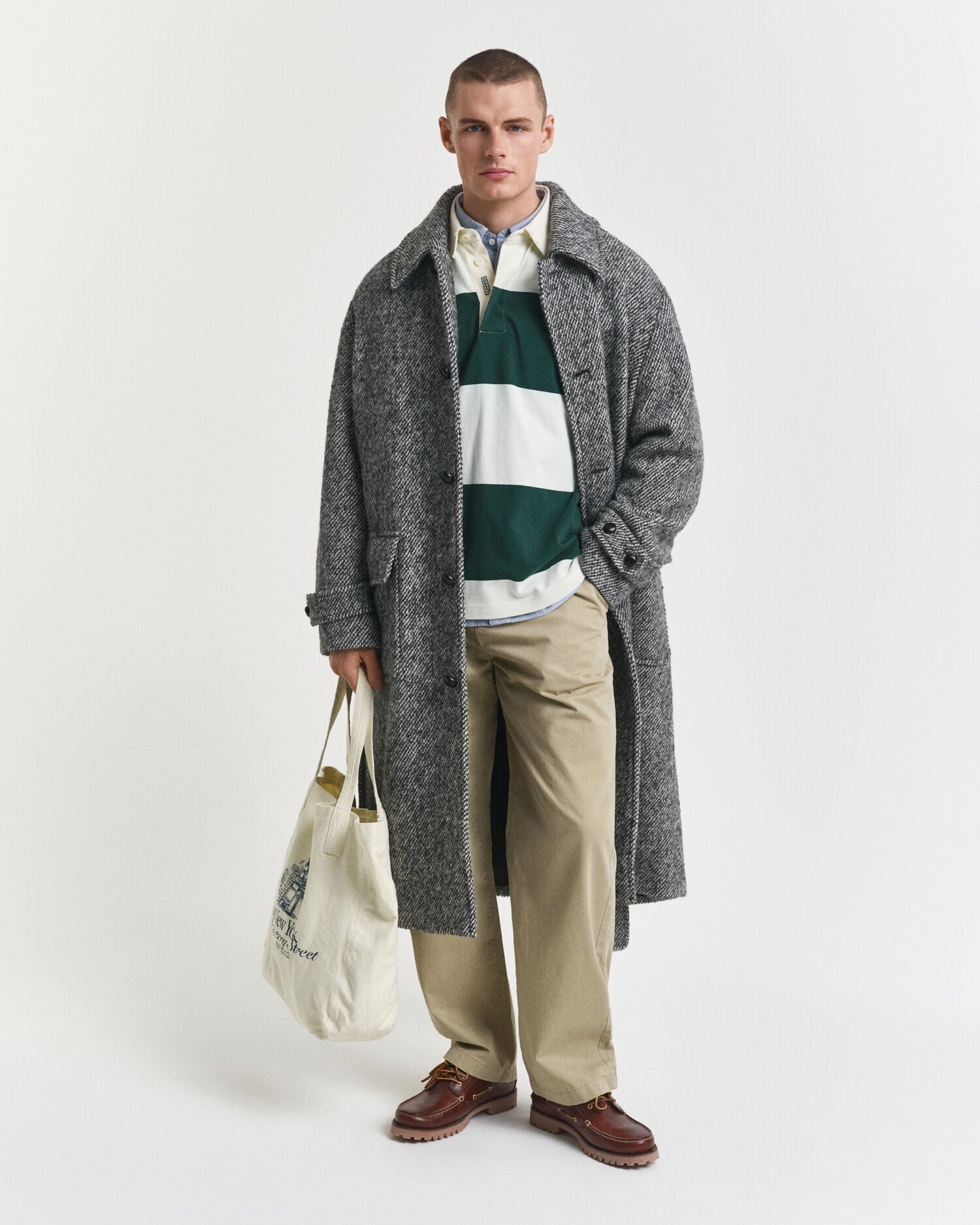 Heavy Rugger à rayures en colour-block