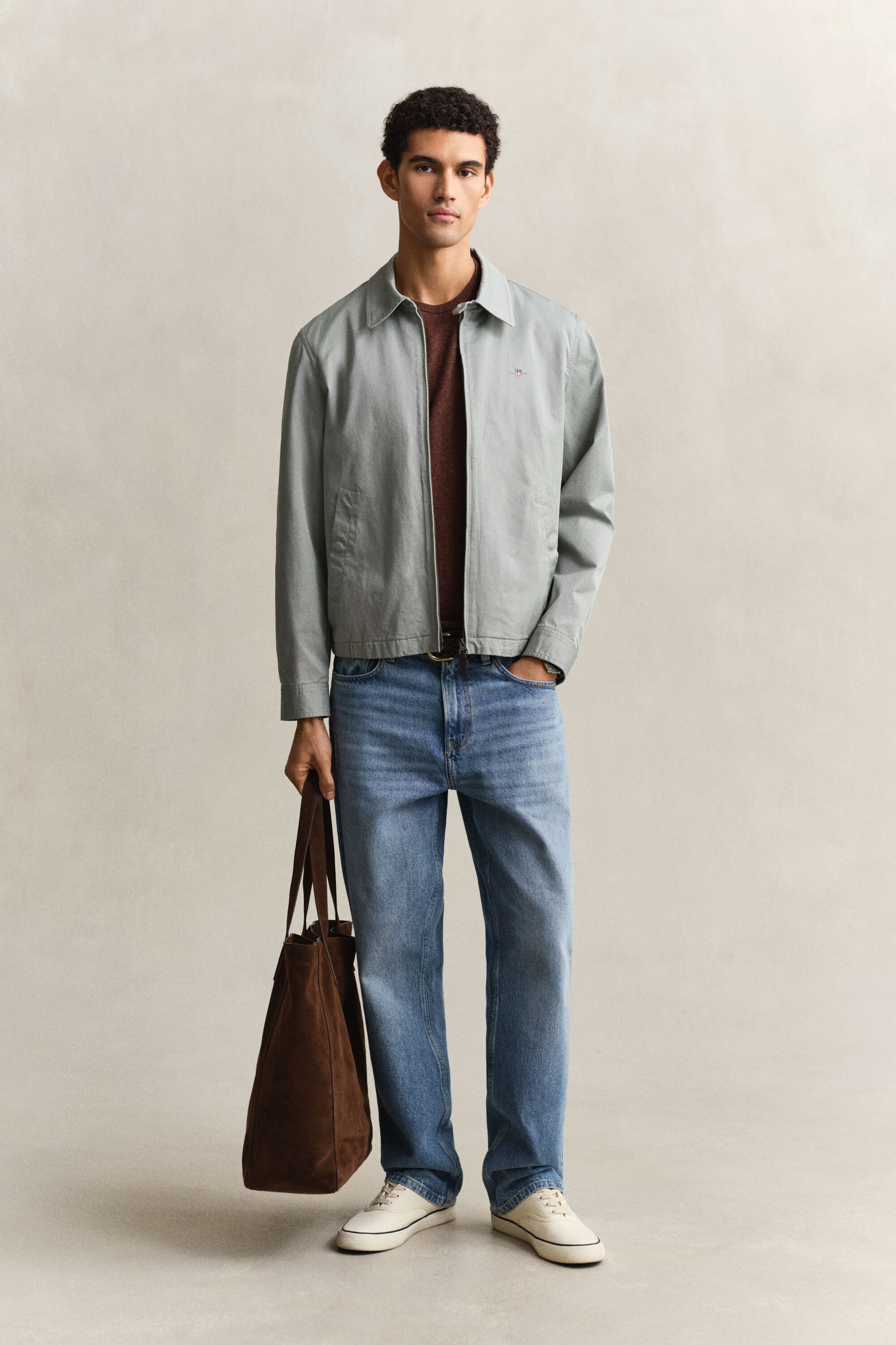 Veste Windcheater en coton