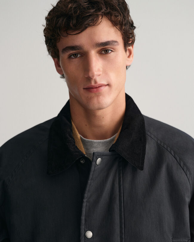 Veste en coton ciré