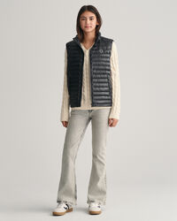 Doudoune sans manches l&eacute;g&egrave;re rembourr&eacute;e en duvet Shiny Teens