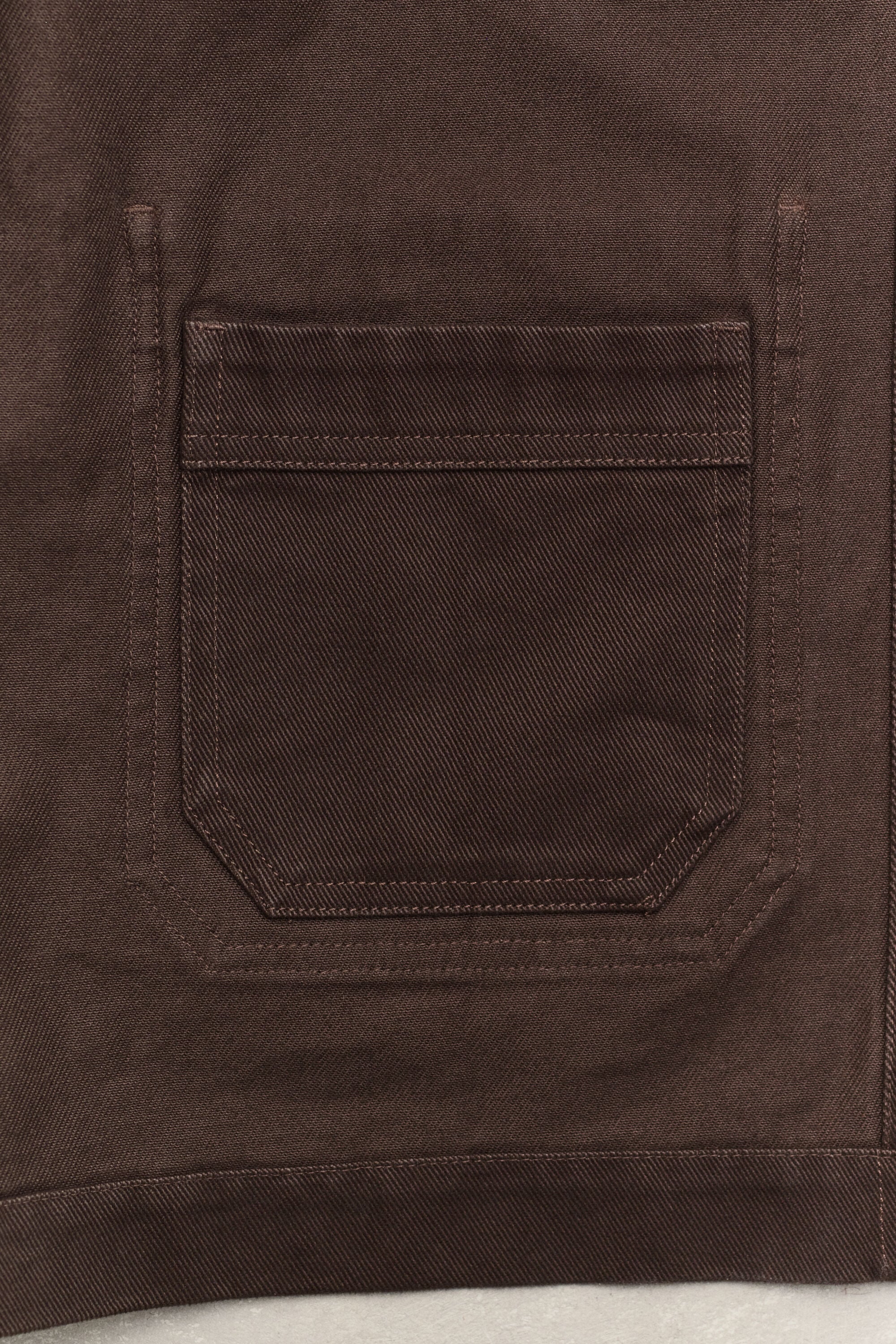 Surchemise en sergé brossé