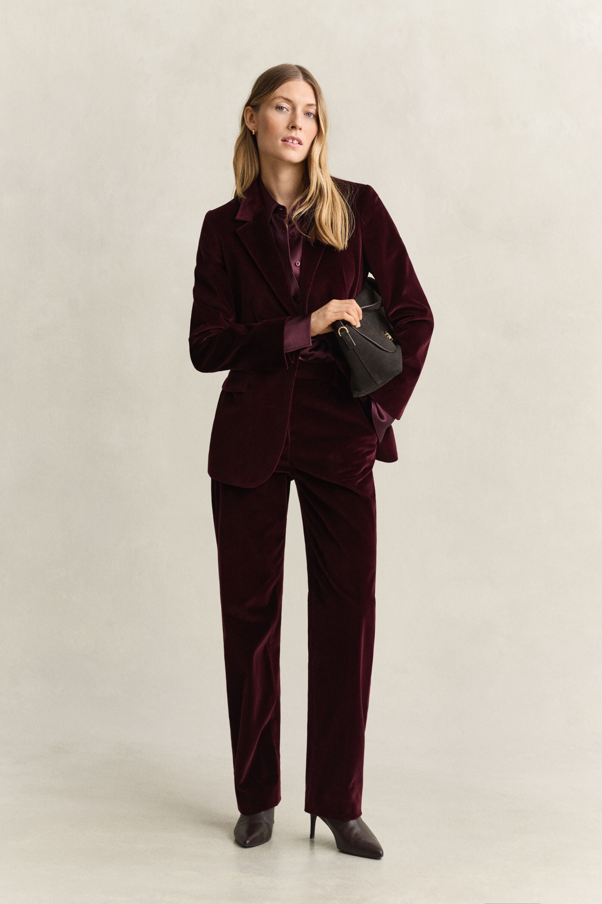 Veste blazer en velours