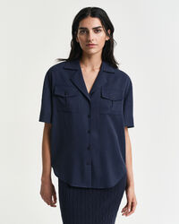 Chemise coupe décontractée avec poches