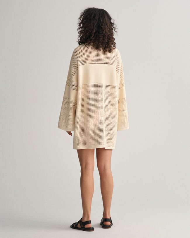 Robe Rugger à maille ouverte