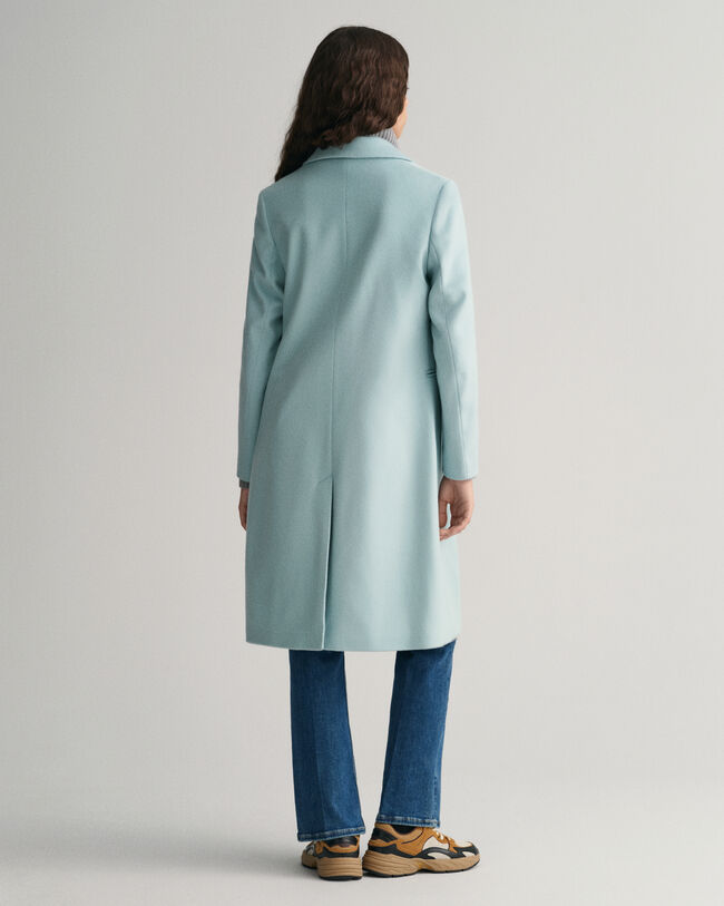 Manteau élégant en laine mélangée