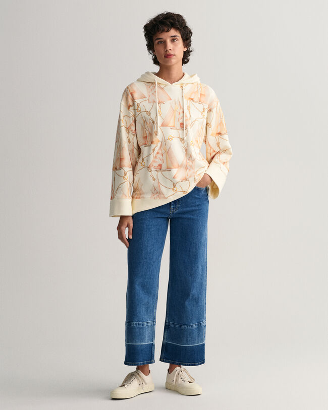 Sweat à capuche Sailing Print