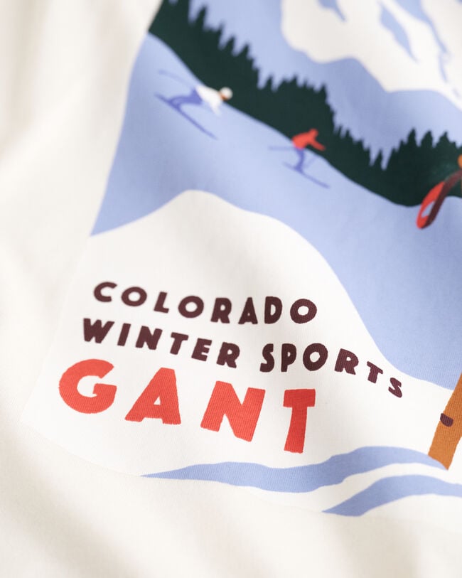T-shirt sports d&rsquo;hiver GANT Graphic