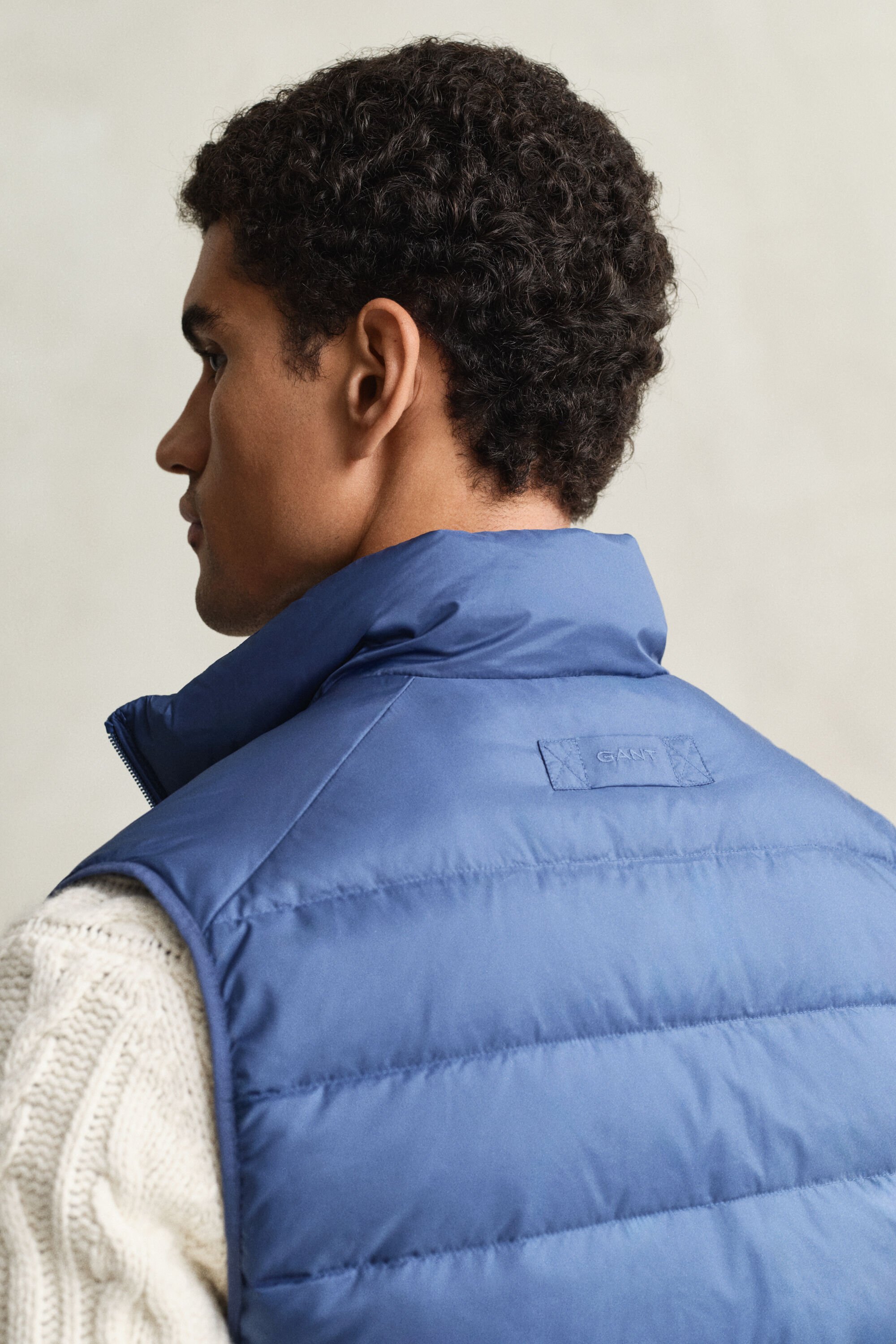 Doudoune sans manches légère en duvet