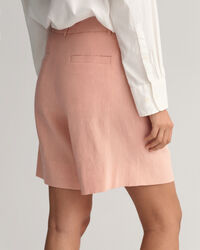 Short en lin stretch