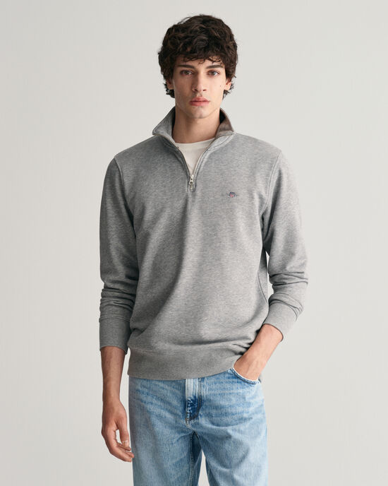 Sweat à Demi-zip NEXT - Mélange Coton Doux, Poche Kangourou, Col Montant - Pour Femme