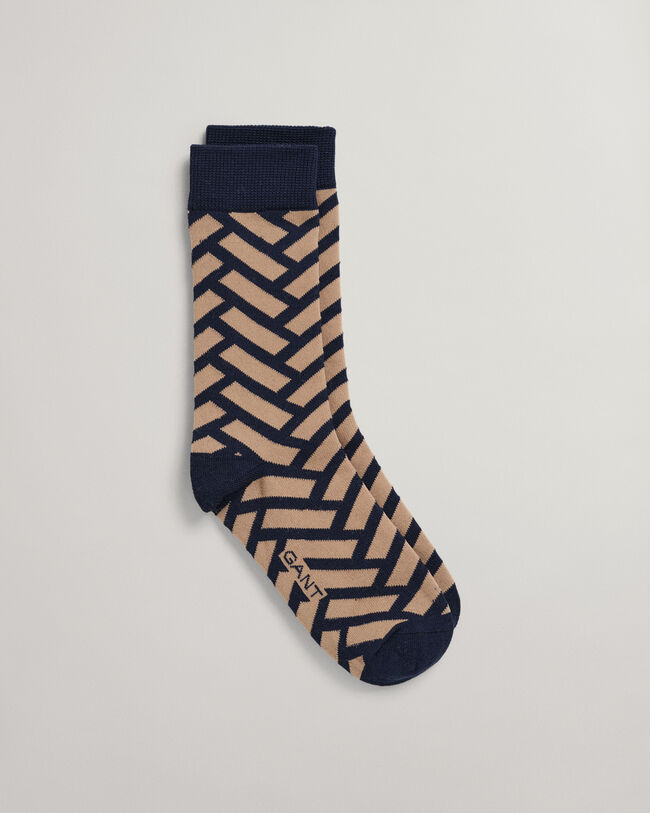 Chaussettes &agrave; motif Geometric
