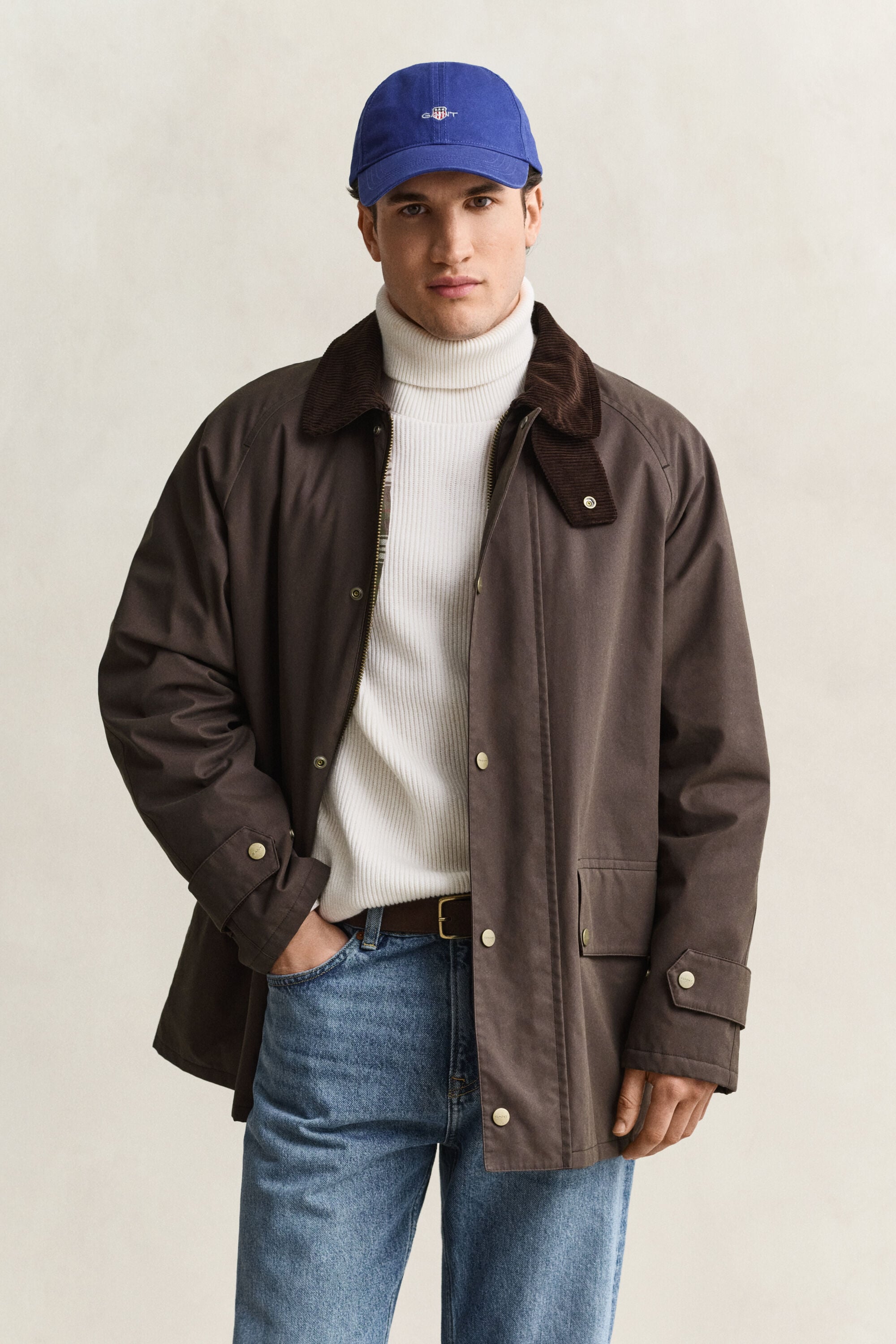 Veste cavalière cirée