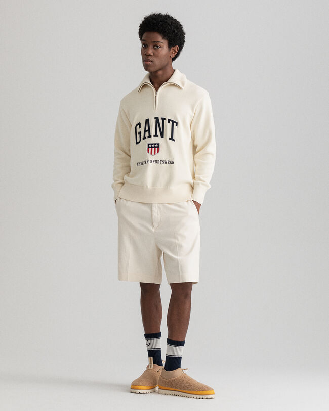 Pull à demi-zip Retro Shield