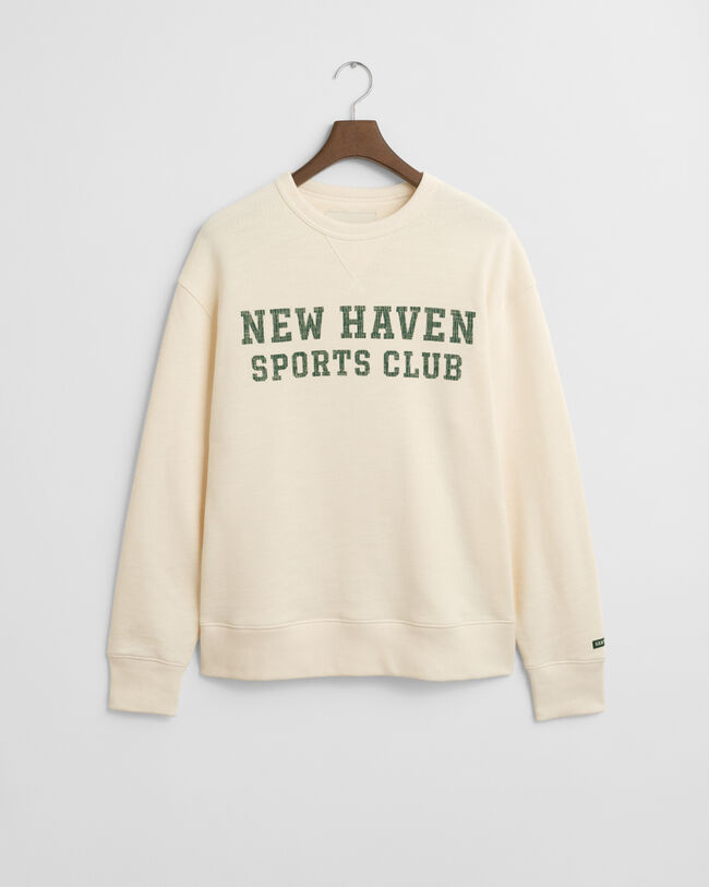 Sweat-shirt col rond avec logo