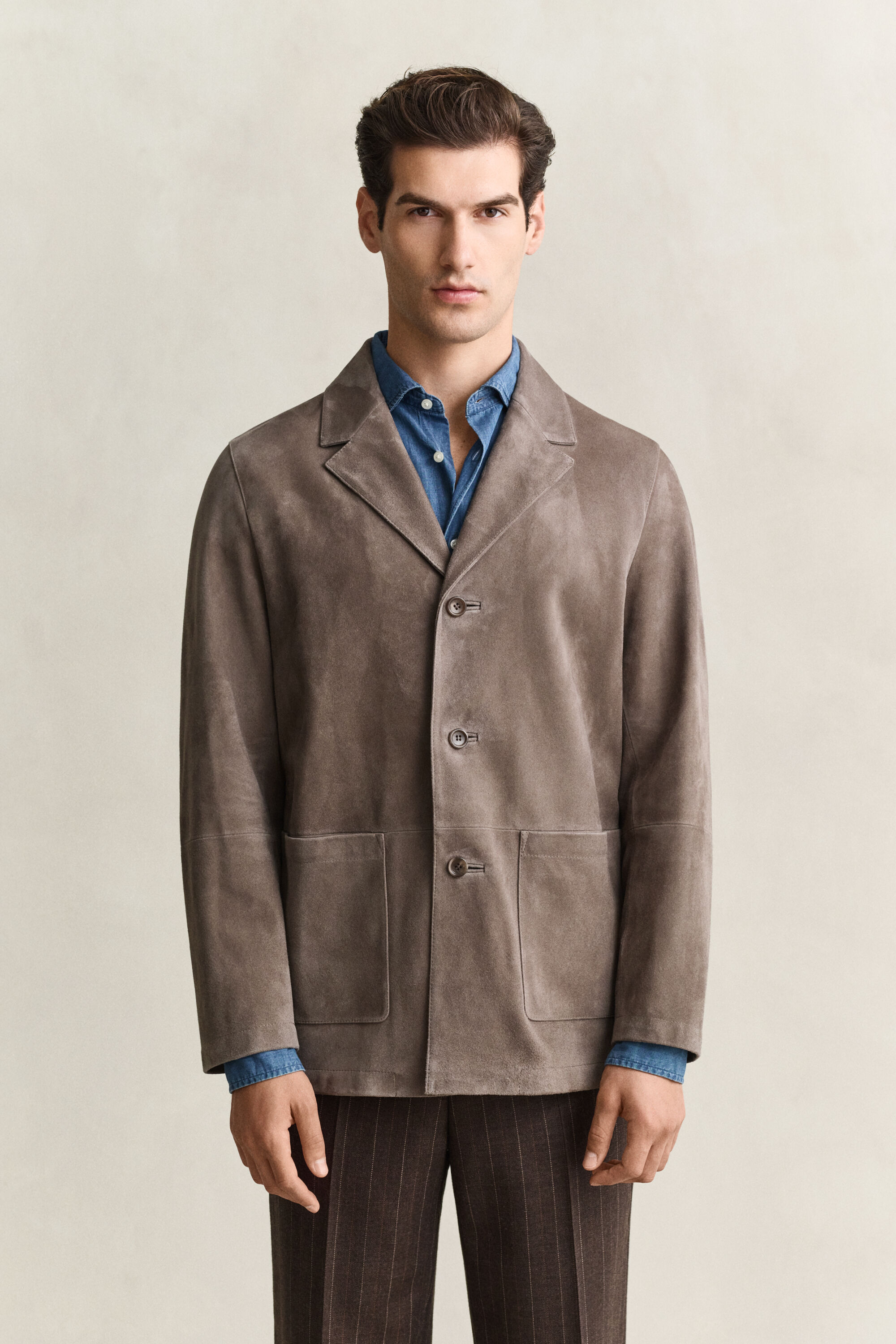 Veste blazer en daim