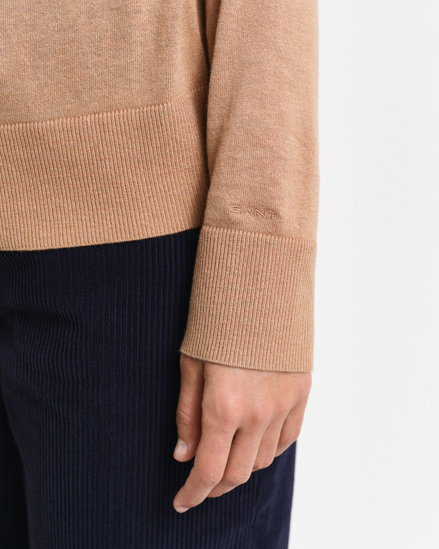 Pull ras du cou en maille fine