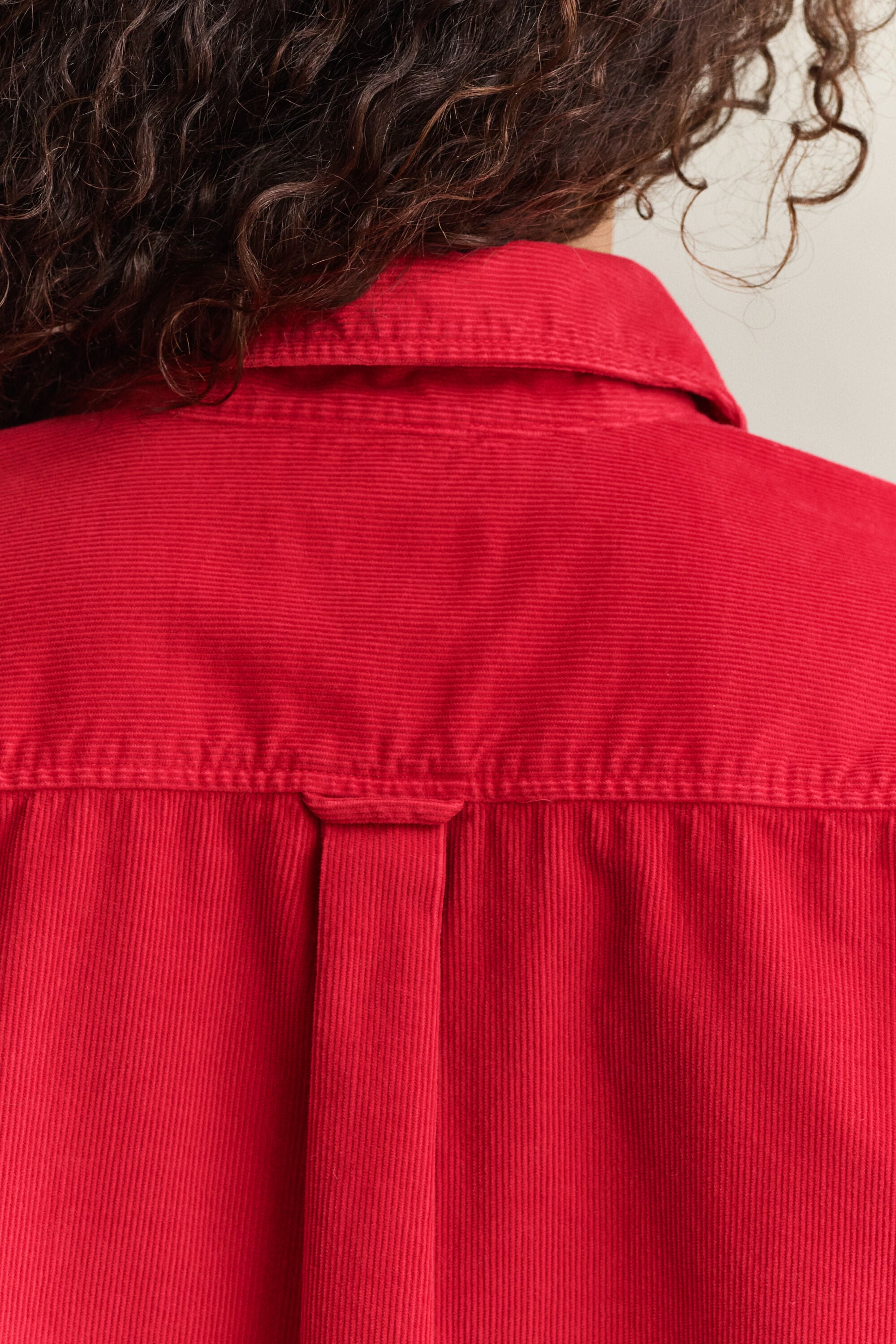 Chemise décontractée en velours côtelé