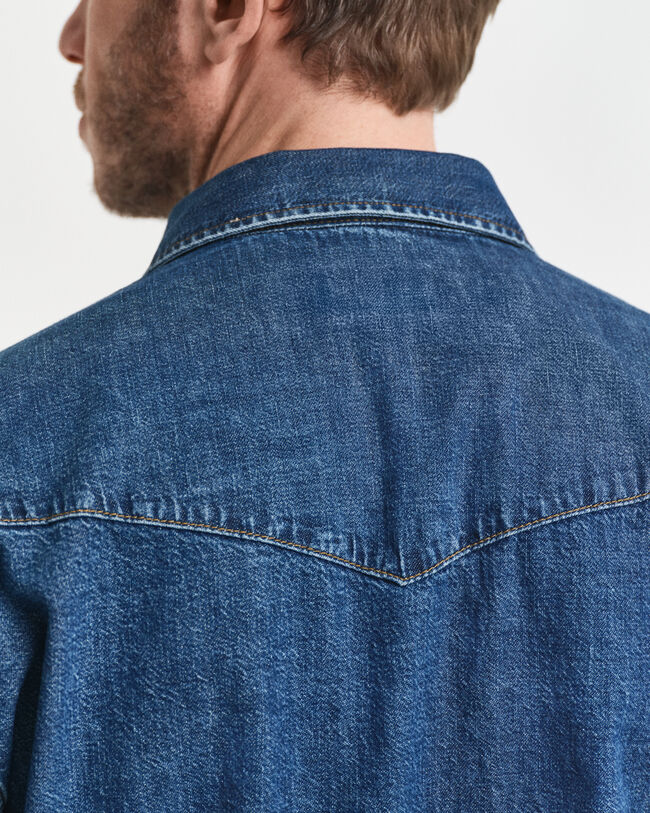 Chemise coupe décontractée en denim Rodeo