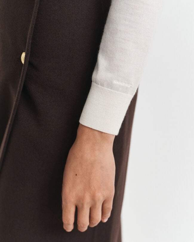 Pull col roulé en laine mérinos extrafine