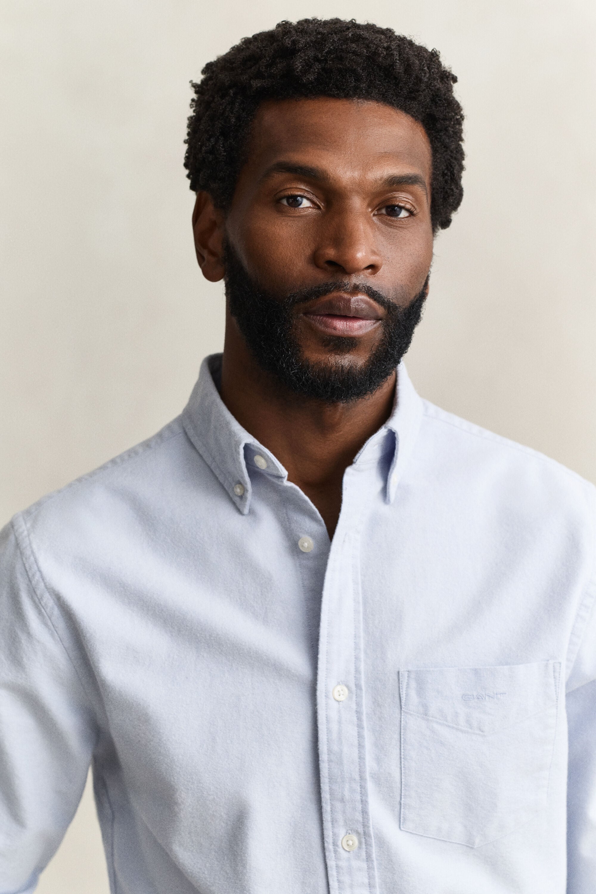 Chemise en coton Oxford brossé
