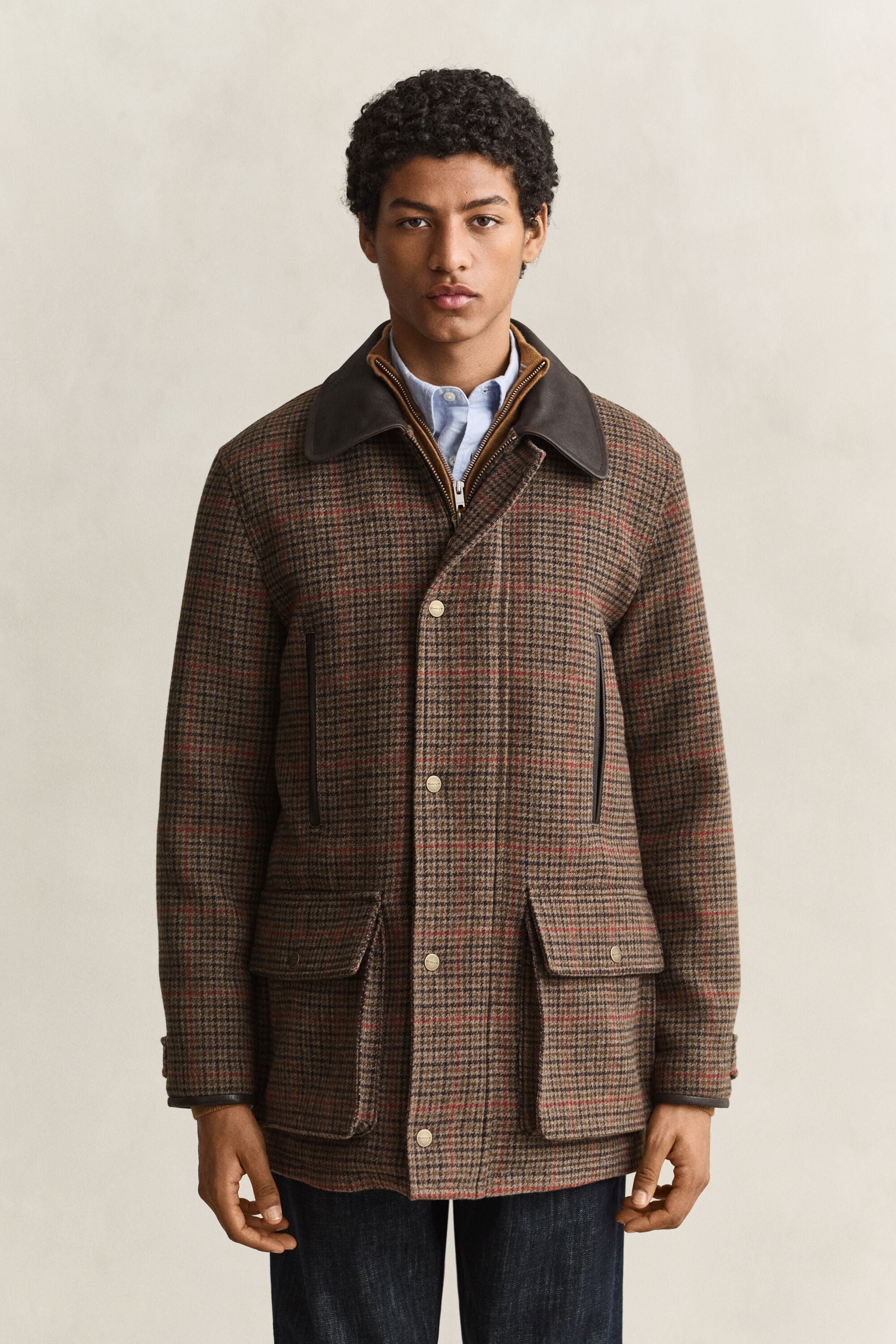 Veste Decker en tweed anglais