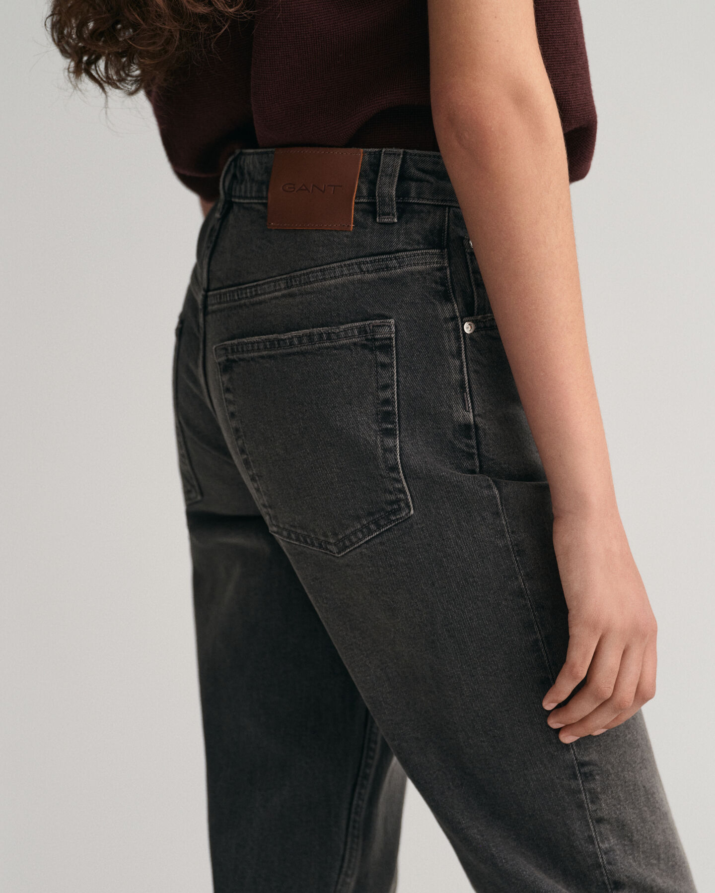 Jean court à jambes droites