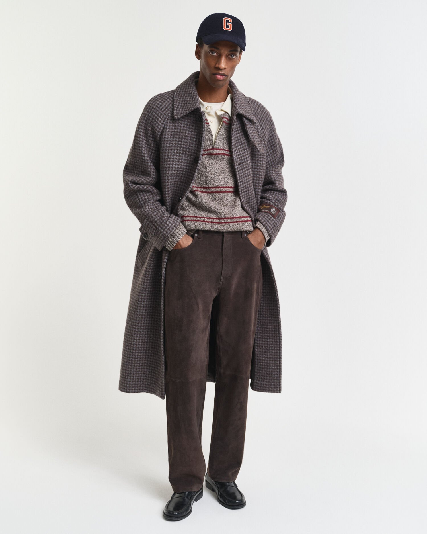 Jean coupe droite en daim