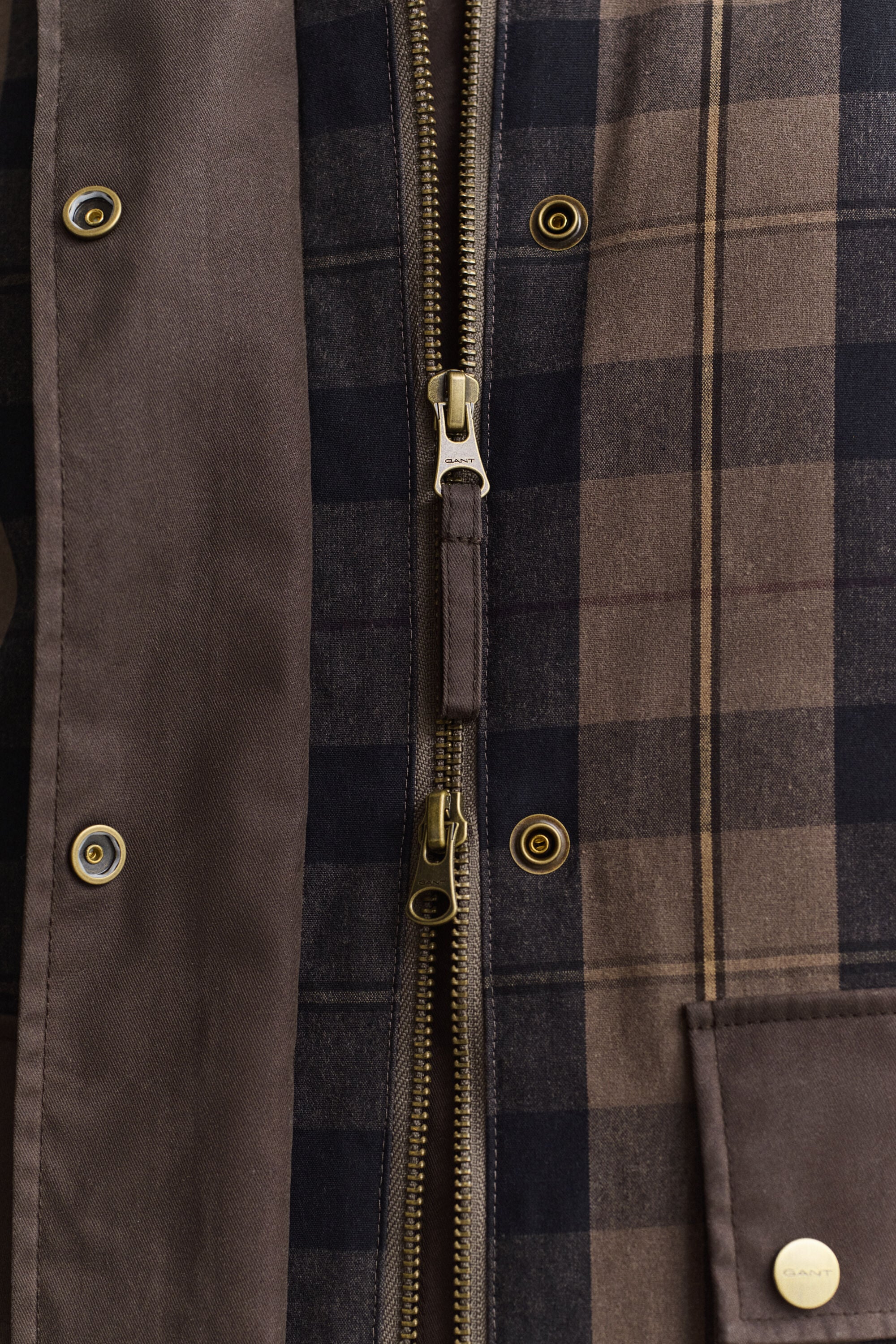 Veste cirée à carreaux