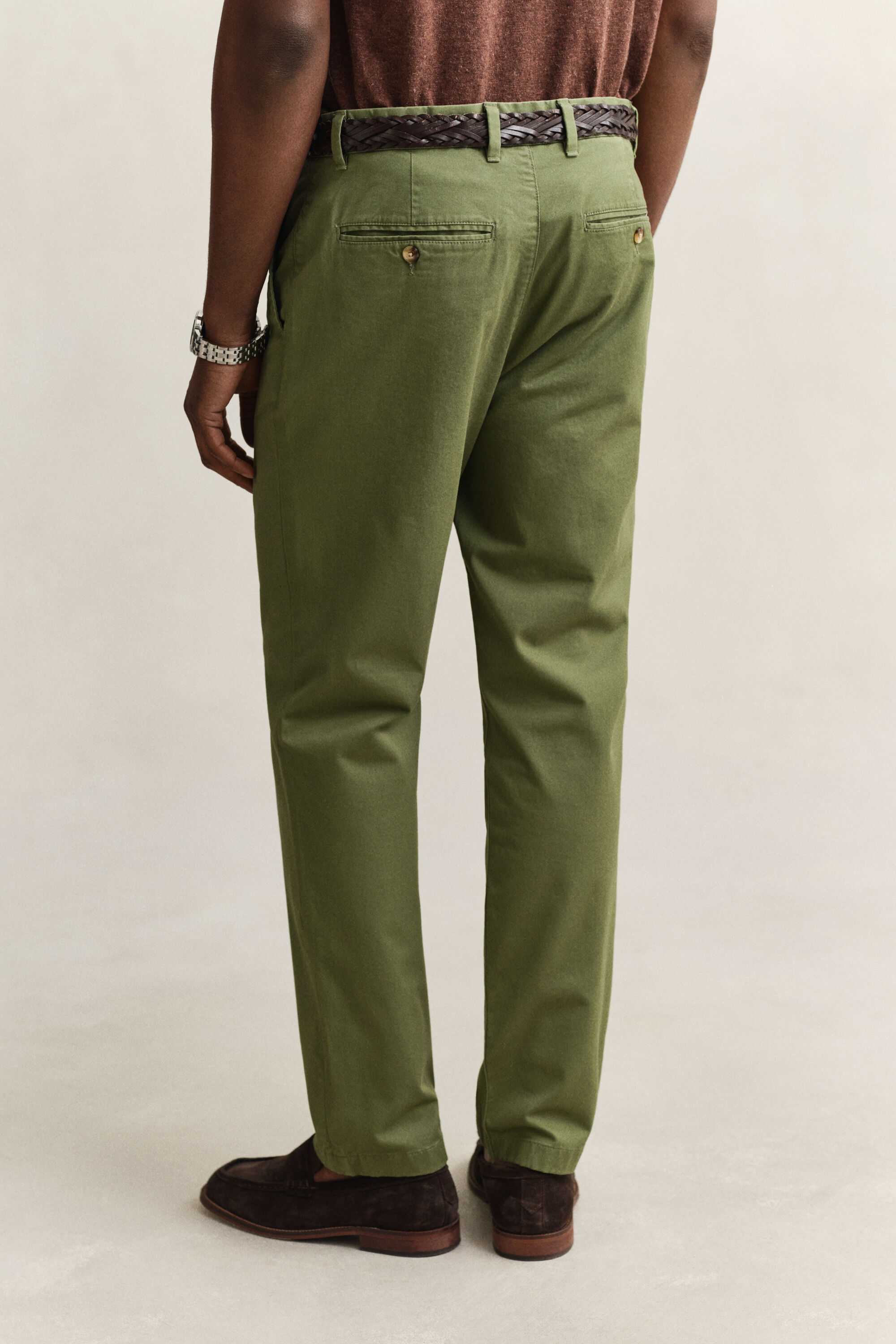 Pantalon chino classique coupe regular