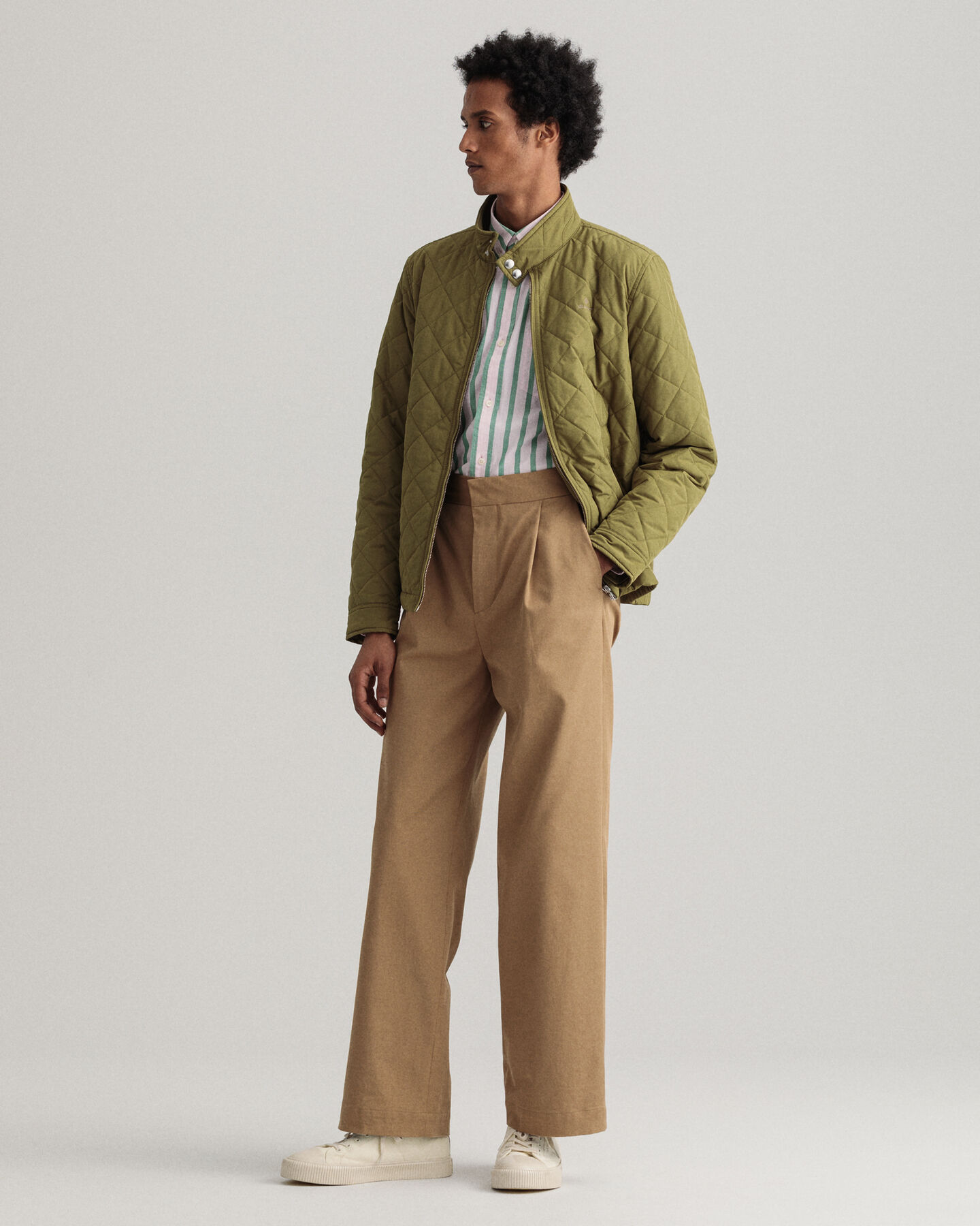 Veste Windcheater matelass&eacute;e