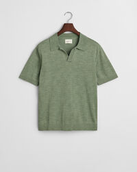 Pull fa&ccedil;on polo &agrave; manches courtes Sunfaded