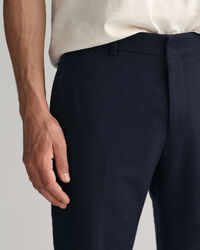 Pantalon slim fit en flanelle