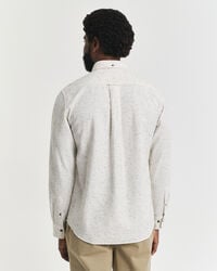 Chemise coupe regular en flanelle mouchetée